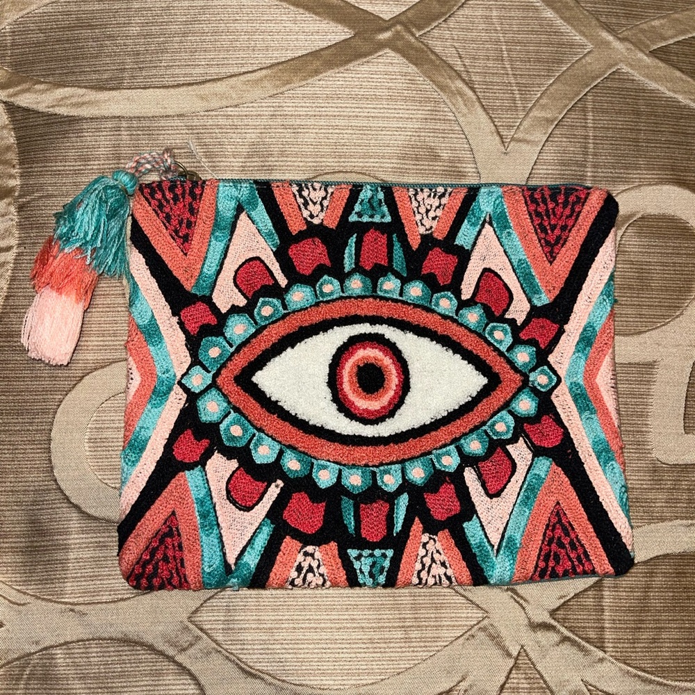 COPY - Evil eye zip up pouch